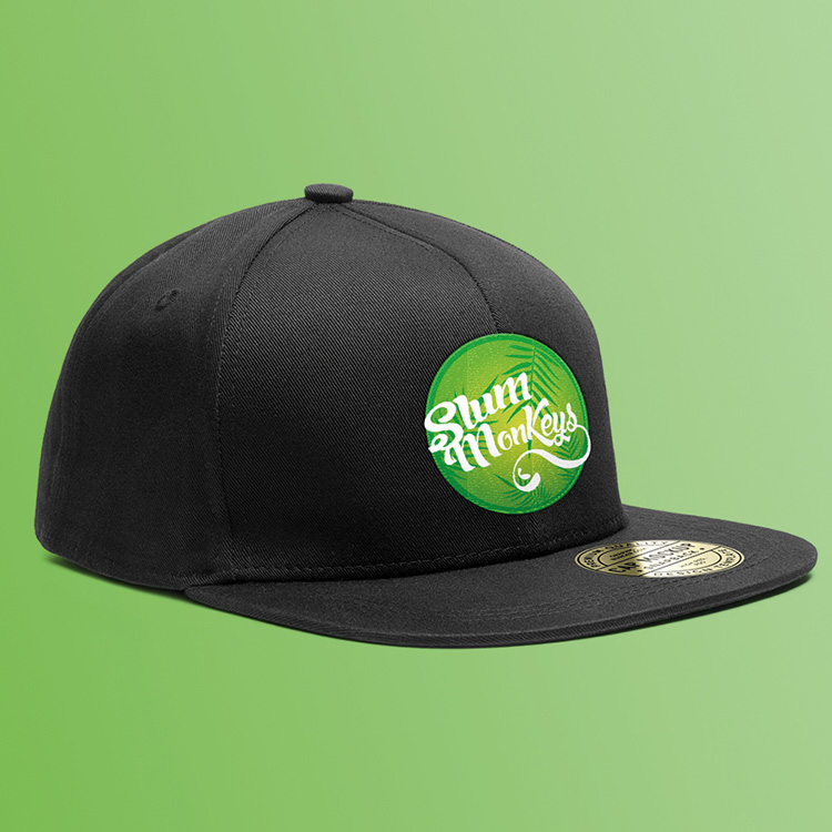 slum monkeys supports de communication casquette